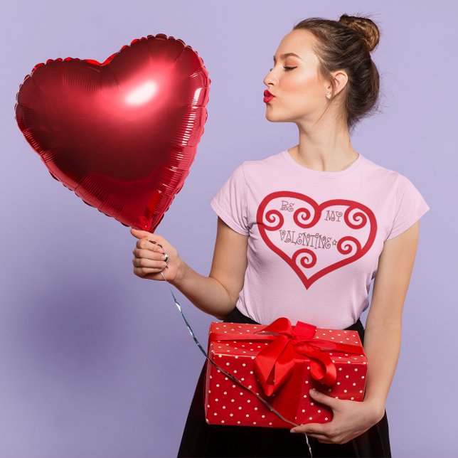 Seien Sie meine Herzfrauen T-Shirt (Be My Valentine Heart Women's T-Shirt)