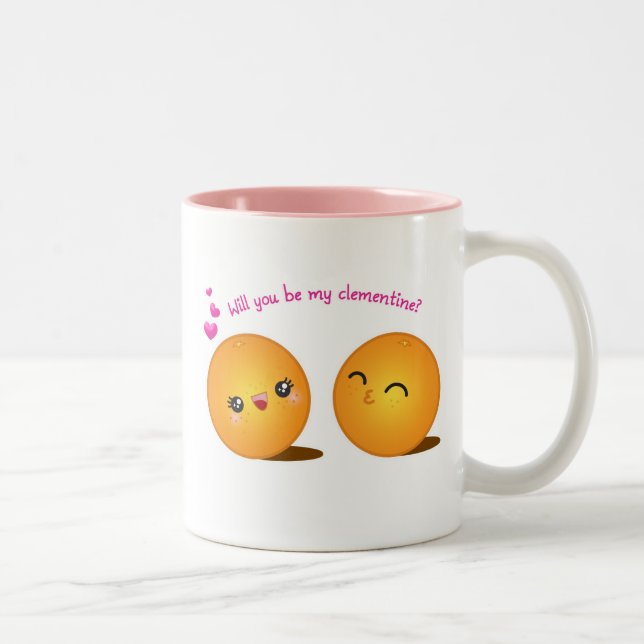 Seien Sie meine Klementine Zweifarbige Tasse (Rechts)