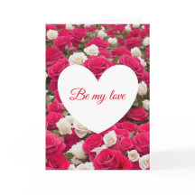 Seien Sie meine Liebe - Bett der Rose Valentinstag