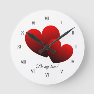 Seien Sie meine Liebe Runde Wanduhr
