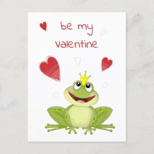 Seien Sie meine Niedliche Froschprinzkarte Postkarte