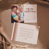 Seien Sie meine Trauzeugin | Foto und Kalender