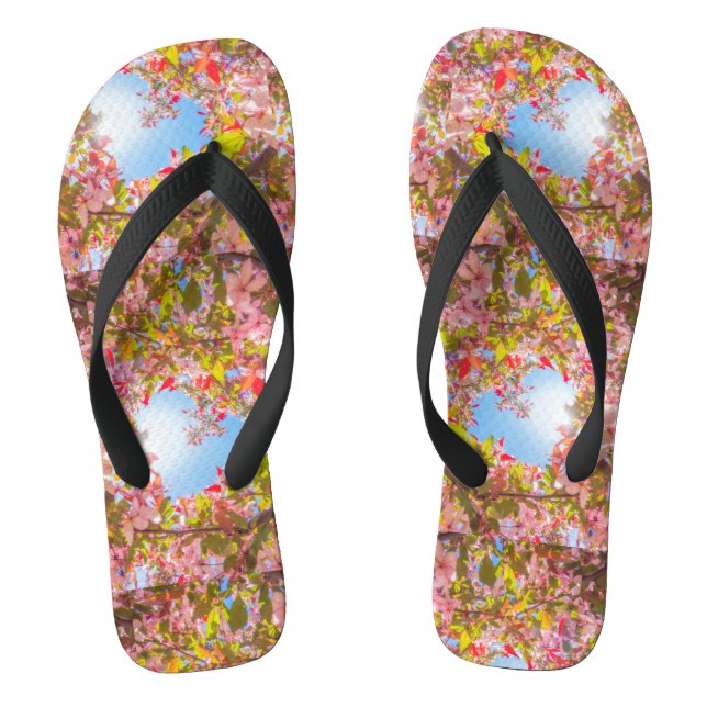 Seien Sie meine Valentinatblüte Herz in Blume Flip Flops (Fußbett)
