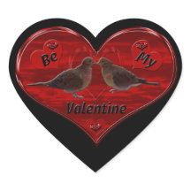 Seien Sie meine Valentine, die Tauben küsst