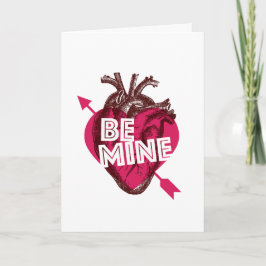Seien Sie meine Valentine Heart Arrow Card Karte