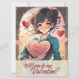 Seien Sie meine Valentine im Manga Style 31470