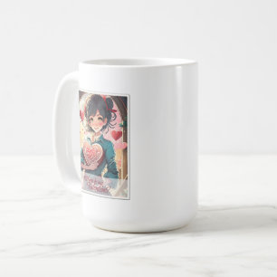 Seien Sie meine Valentine im Manga Style 31470 Kaffeetasse