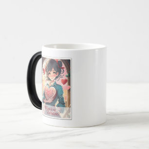 Seien Sie meine Valentine im Manga Style 31470 Verwandlungstasse
