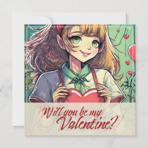 Seien Sie meine Valentine im Manga Style 33419