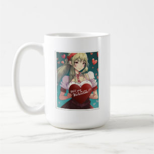 Seien Sie meine Valentine im Manga Style 33893 Kaffeetasse