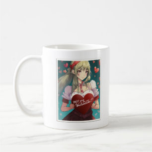 Seien Sie meine Valentine im Manga Style 33893 Kaffeetasse