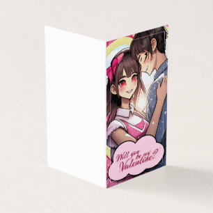 Seien Sie meine Valentine im Manga Style 58477