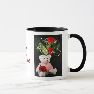 Seien Sie meine Valentine-Kaffeetasse mit Bären Tasse