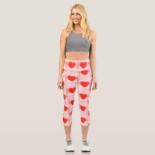 Seien Sie meine Valentine Red heart Note Notebook  Capri Leggings