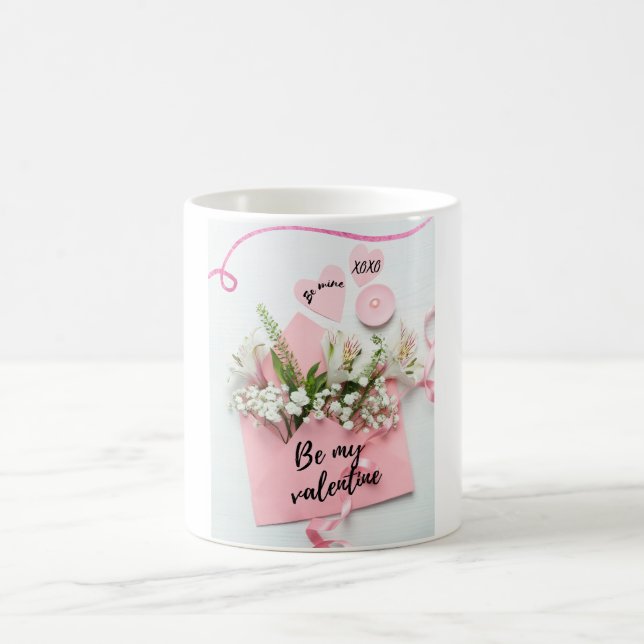 Seien Sie meine Valentine-Tasse Kaffeetasse (Mittel)