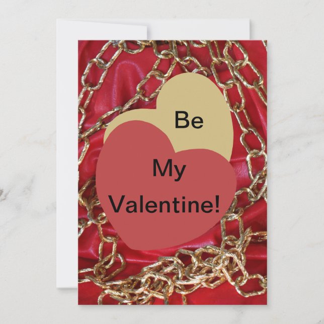 Seien Sie meine Valentinische Liebe Herzlich Willk Karte (Vorderseite)