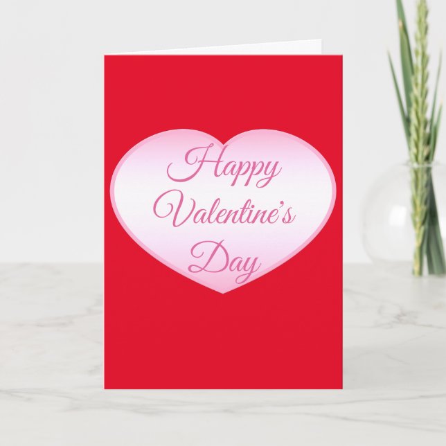 Seien Sie meine Valentinkarte Karte (Vorderseite)