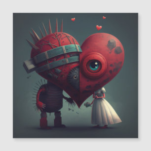Seien Sie meine Valentinkarte Magnetkarte