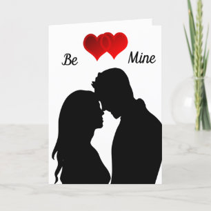 Seien Sie meine Valentinstag-Karte Feiertagskarte