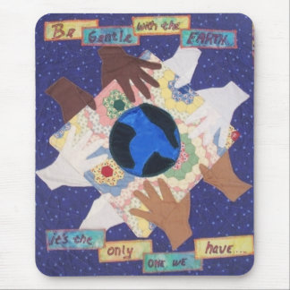 Seien Sie mit der Erde leicht Mousepad