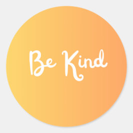 Seien Sie mit einem Aufkleber versehen