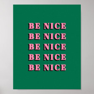 Seien Sie Motivierend inspirierend Zitat Poster