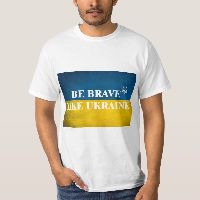Seien Sie mutig wie ein strukturiertes Zitat aus d T-Shirt (Vorderseite)