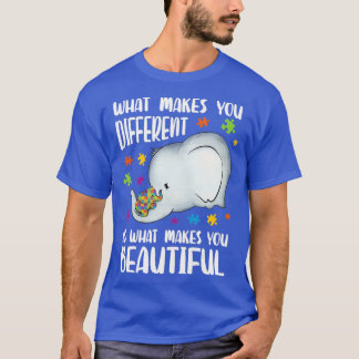 Seien Sie nett Baby Elephant Mama Autismus Kindera T-Shirt