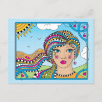 Seien Sie nett_ Postkarte