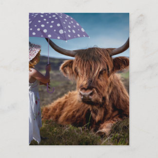 Seien Sie nett zu Tieren Postkarte