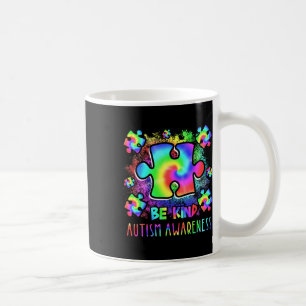 Seien Sie nette Puzzleteile Gefärbte Krawatte Auti Kaffeetasse