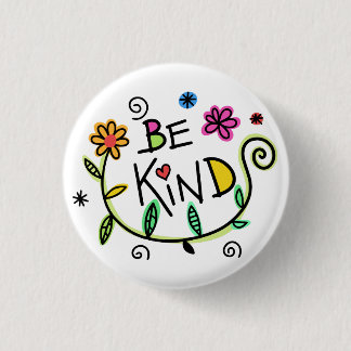 Seien Sie nette Zitate Niedliche Typografie Button