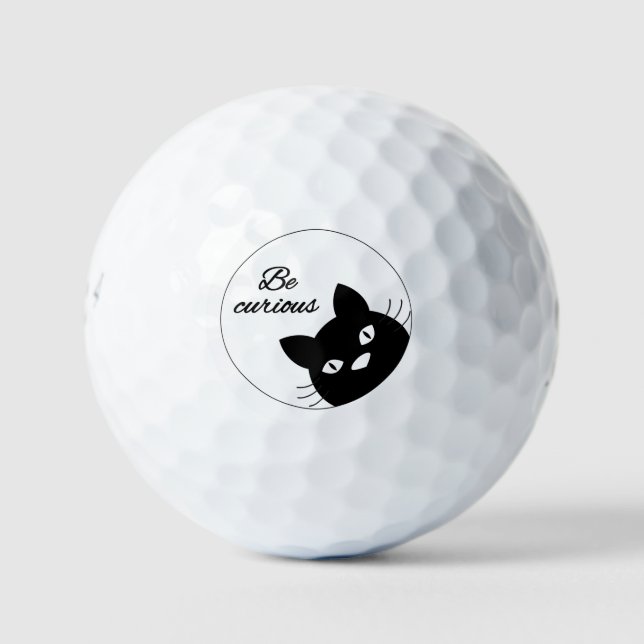 Seien Sie neugierig Golfball (Vorderseite)