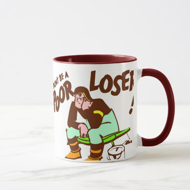 Seien Sie nicht eine schlechte Verlierer-Tasse Tasse (Rechts)
