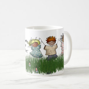 Seien Sie nicht fürchten vom Leben - inspirierende Kaffeetasse