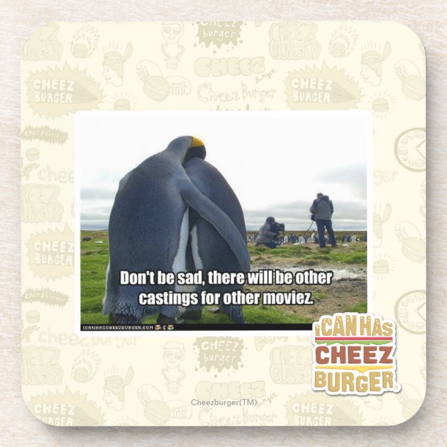 Seien Sie nicht traurig Getränkeuntersetzer (Vorderseite)