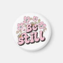 Seien Sie noch die Schrift in Retro Florals und Bo