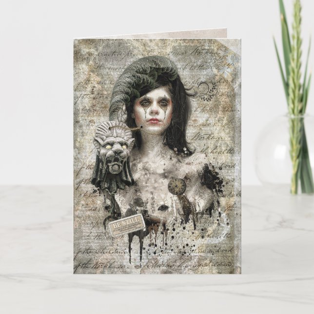 Seien Sie noch Gruß-Karte Karte (Vorderseite)