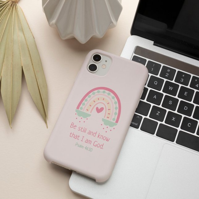Seien Sie noch und wissen, dass ich Gott Psalms iP Case-Mate iPhone Hülle (Be still and know that I am God Psalms iPhone case)