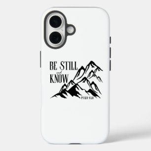 Seien Sie noch und wissen - Psalm 46:10 iPhone 16 Hülle