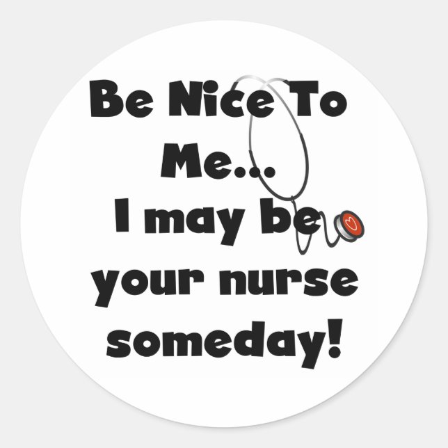 Seien Sie Nurse Sticker (Vorderseite)