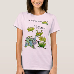 Seien Sie optimistisch und erhalten Sie zufriedene T-Shirt