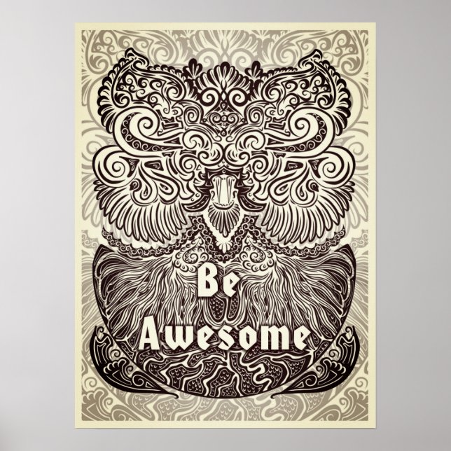 Seien Sie Phantastisch - positives Zitat Poster (Vorne)