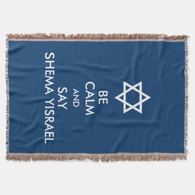 Seien Sie ruhig und sagen Sie Shema Yisrael Decke (Vorderseite)