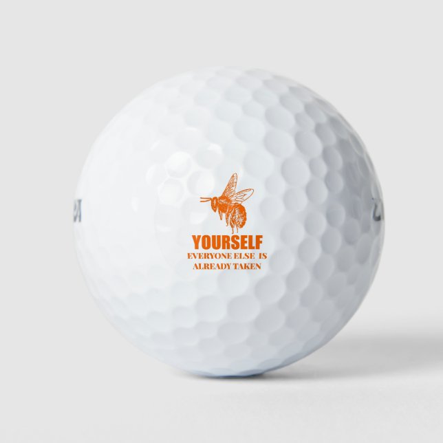 Seien Sie selbst Golfball (Vorderseite)
