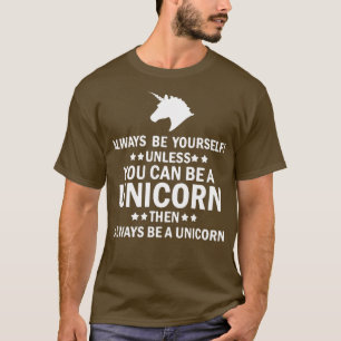 Seien Sie selbst, wenn Sie nicht ein eingewürfelte T-Shirt
