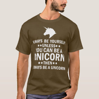 Seien Sie selbst, wenn Sie nicht ein eingewürfelte T-Shirt