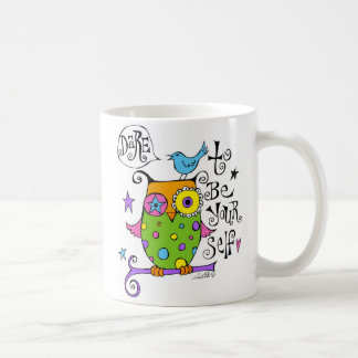 Seien Sie sich Eulen-Tasse Kaffeetasse