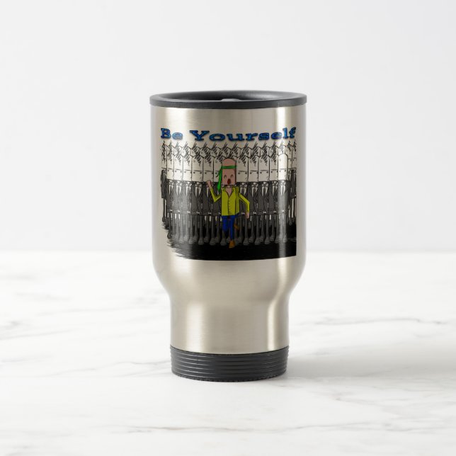 Seien Sie sich Reise-Tasse Reisebecher (Mittel)
