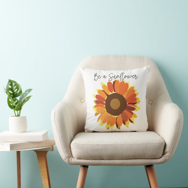 Seien Sie Sonnenblume Kissen (Stuhl )